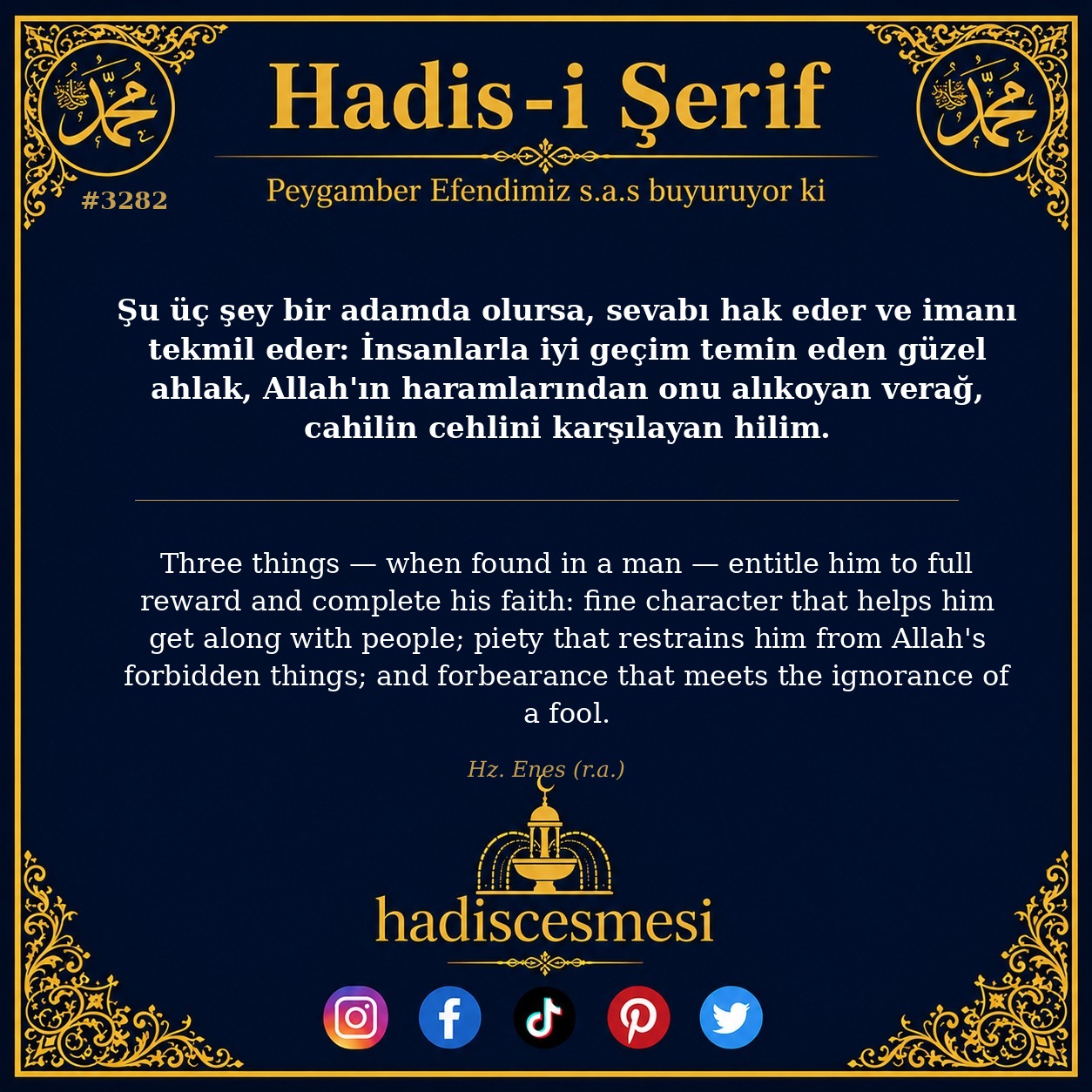 Hadis 3282