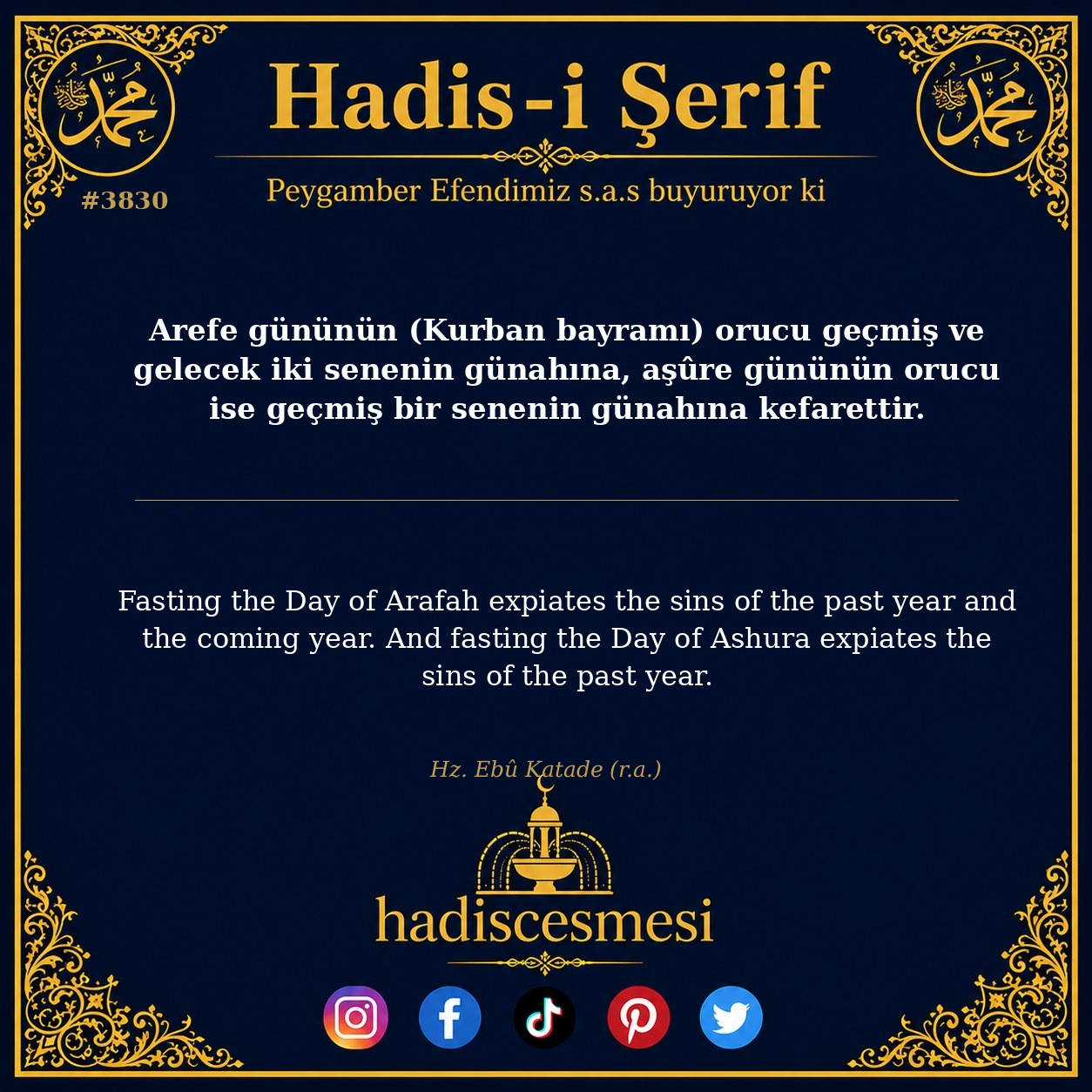 Hadis 3830