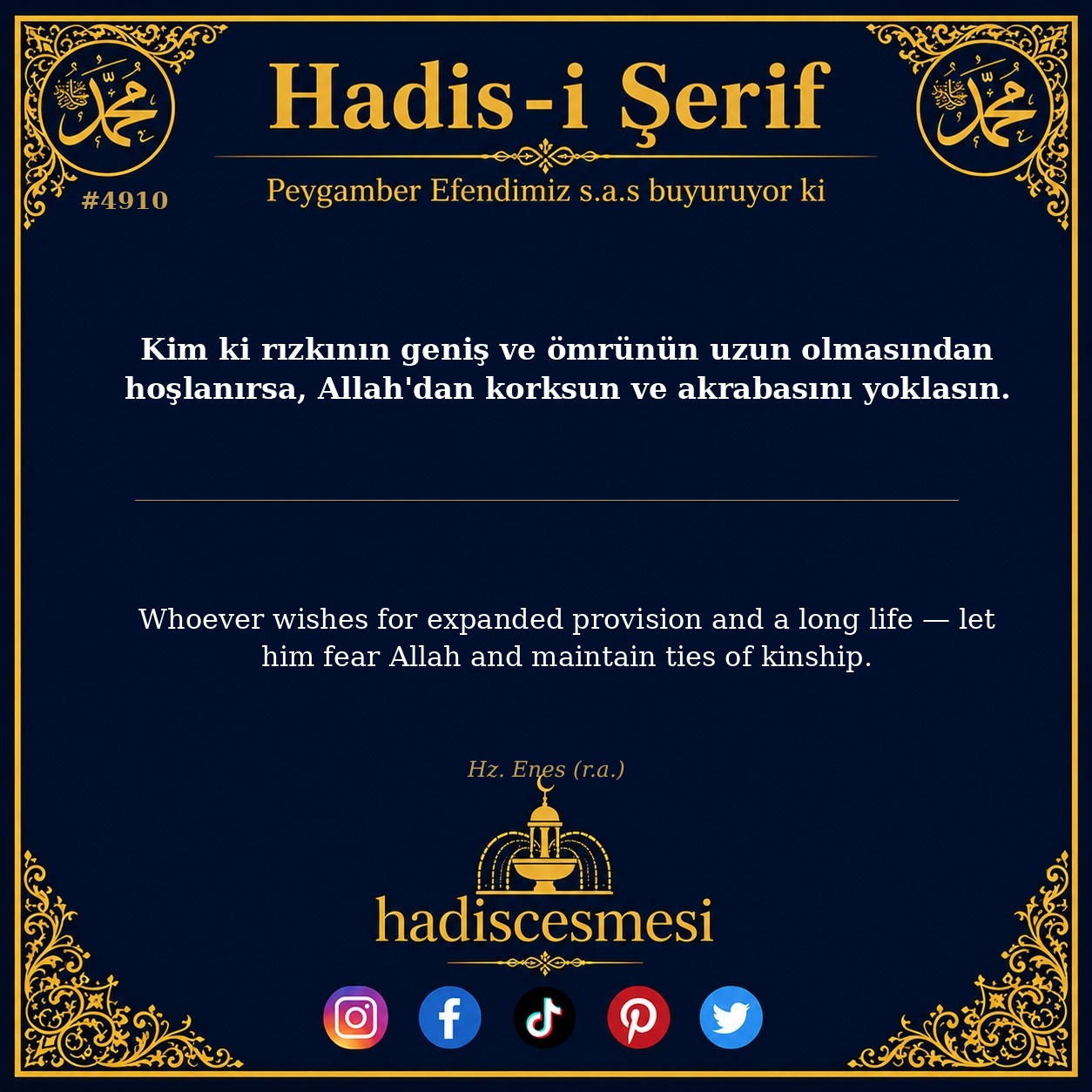 Hadis 4910