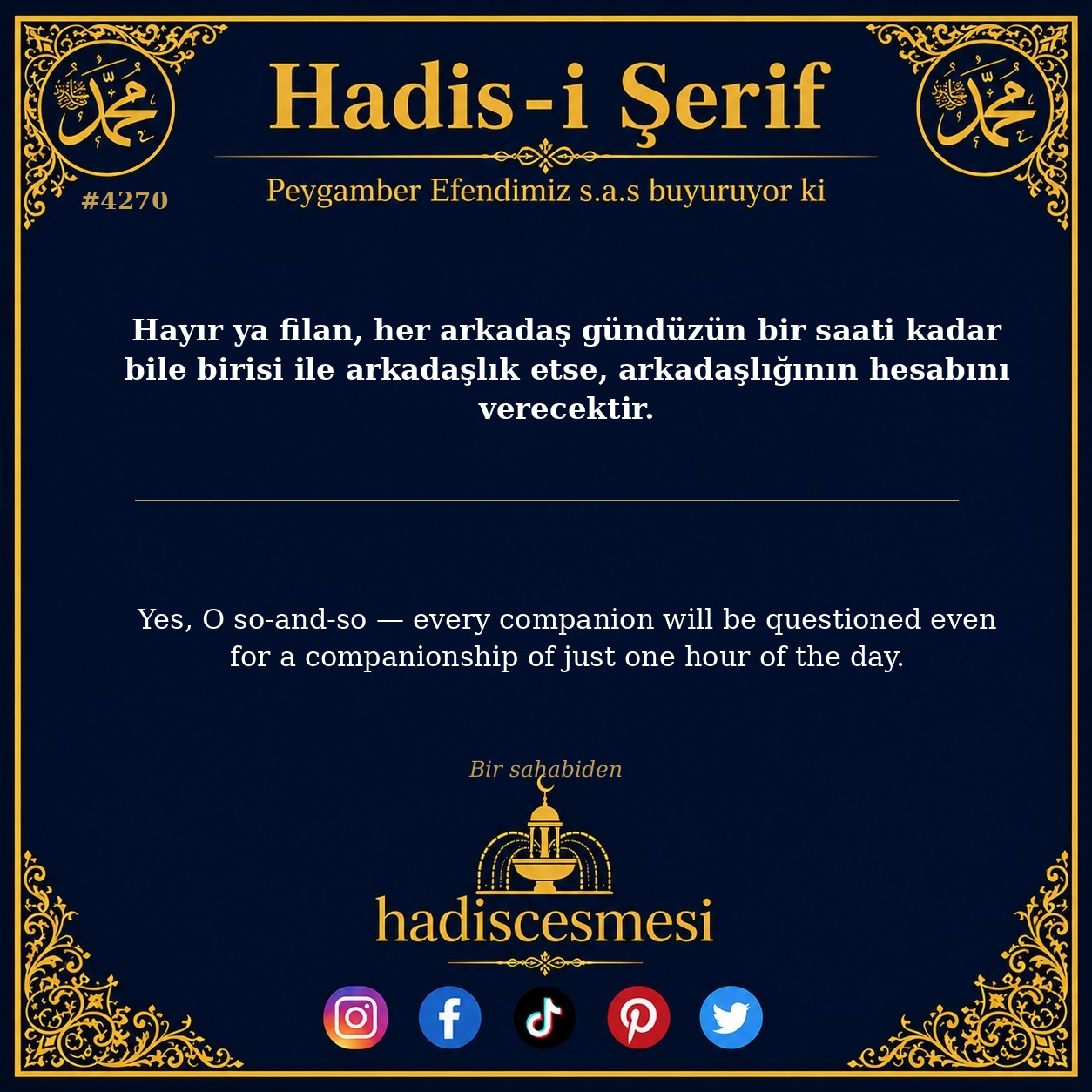 Hadis 4270